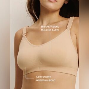 Knix Blissfit Nursing Bra, Warm Sand - Size M++